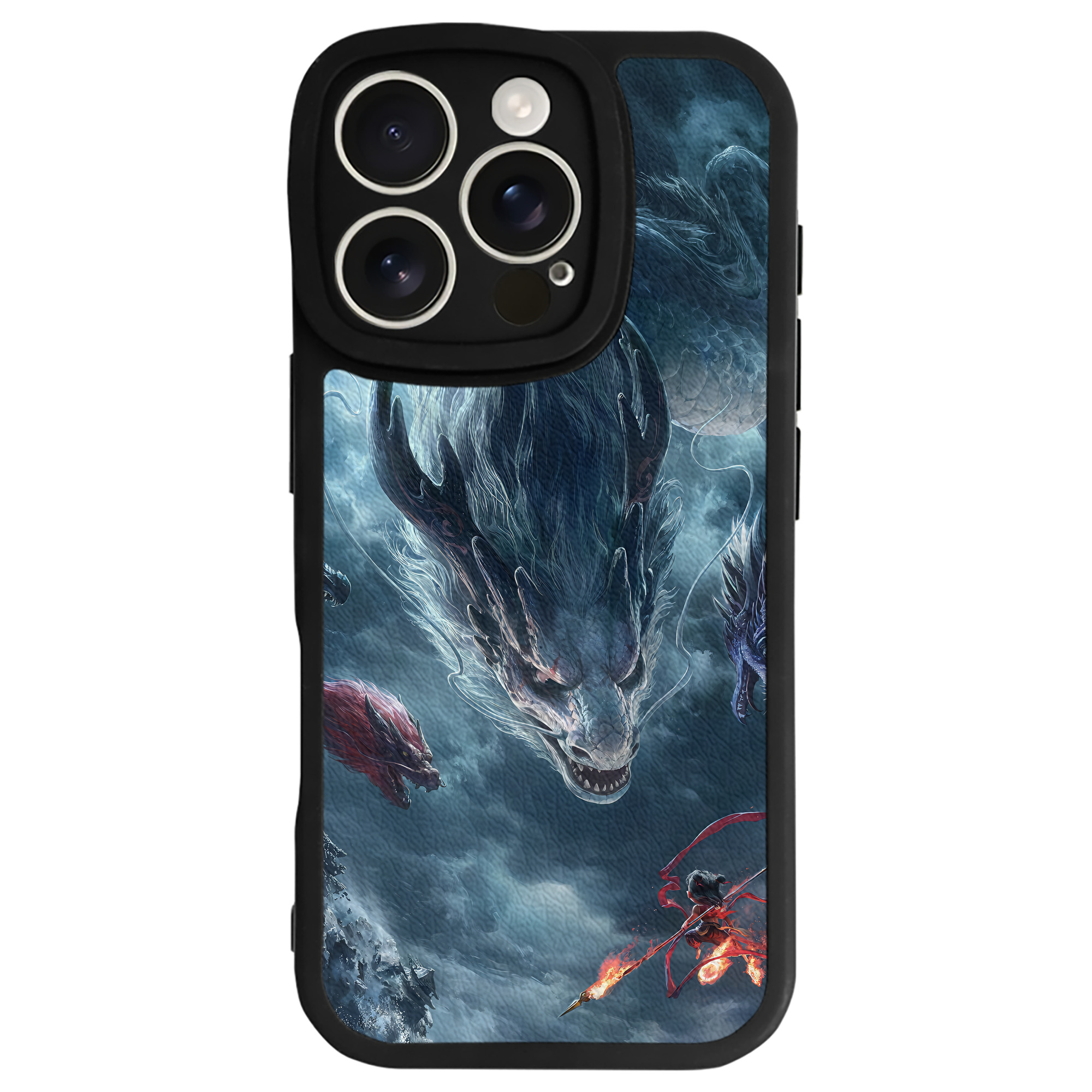 （画像用） Ne Zha 2 ナタ 魔童の大暴れ 【iPhone 16シリーズ対応】シリコンスマホケース（レザー調） 材質：シリコン